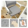 Four Seasons Universal Square Seat Pads Thin Style Office Sedentary Computer Chair Mat Pure Color Decor Sit Cushion 45*45cm 5