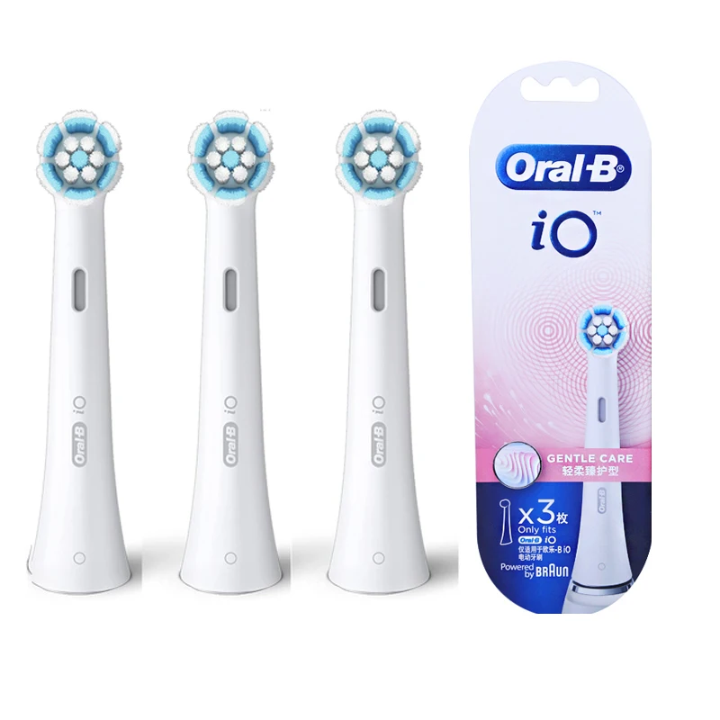 Oral-B Io Testine Per Spazzolino Elettrico Per Pulizia Delicata 3 Pezzi Setole Morbide Per Spazzolini Elettrici Io Orale-B