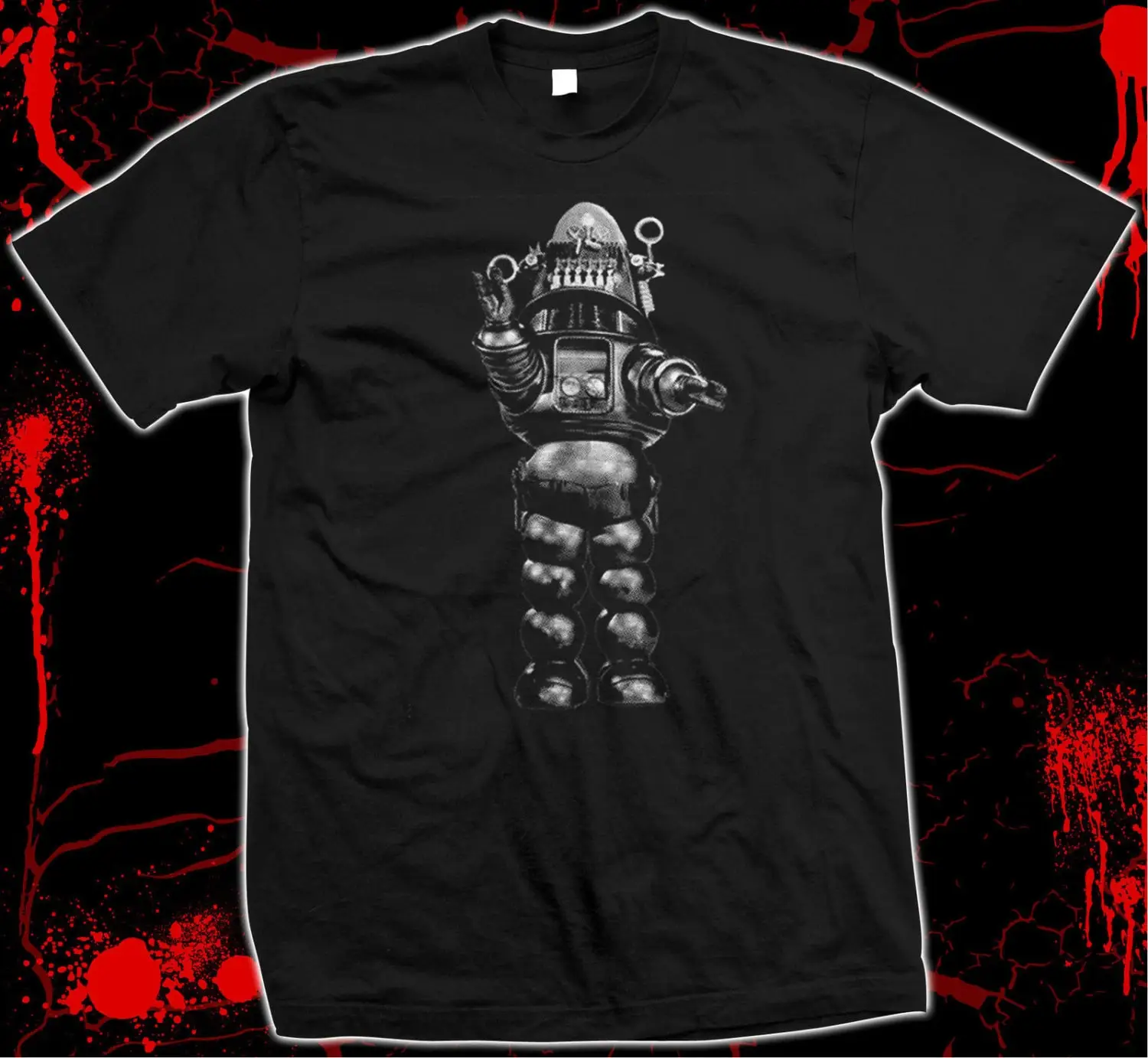 Robby The Robot Barded Planet Pre-Ristretto 100% Cotone