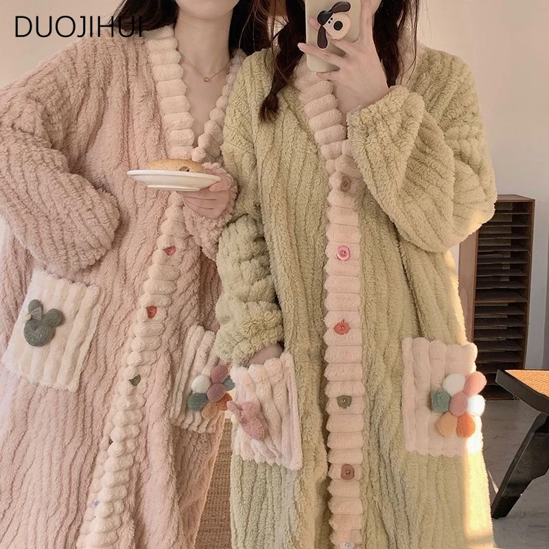 DUOJIHUI Зимний милый шикарный