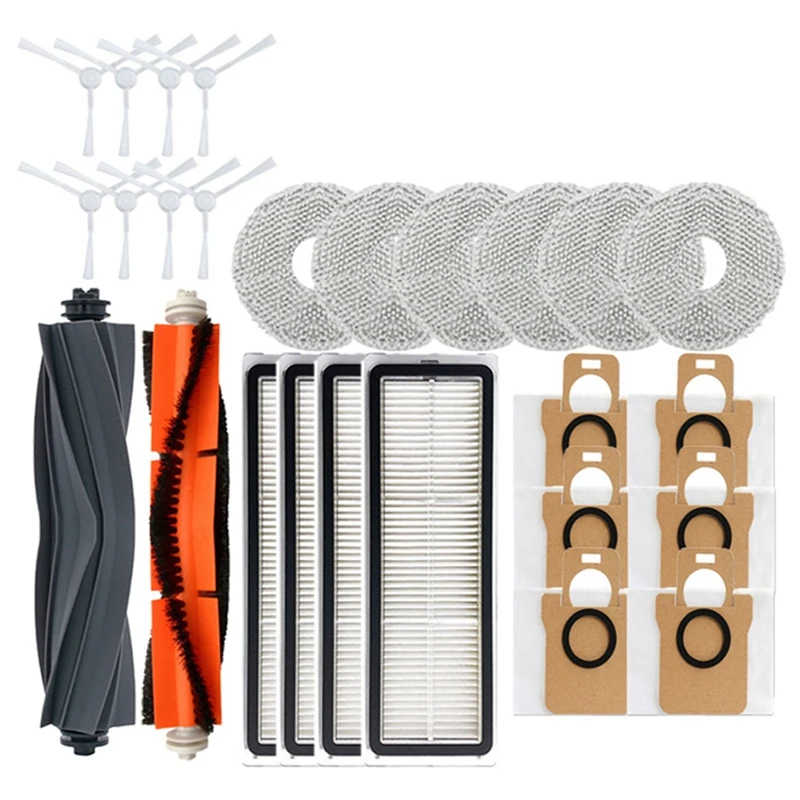 

Запасные части для Xiaoml Mijia Omni 1S B101CN Robot X10 + для Dreame L10S Ultra / S10 Pro, основная боковая щетка, фильтр, насадка на швабру