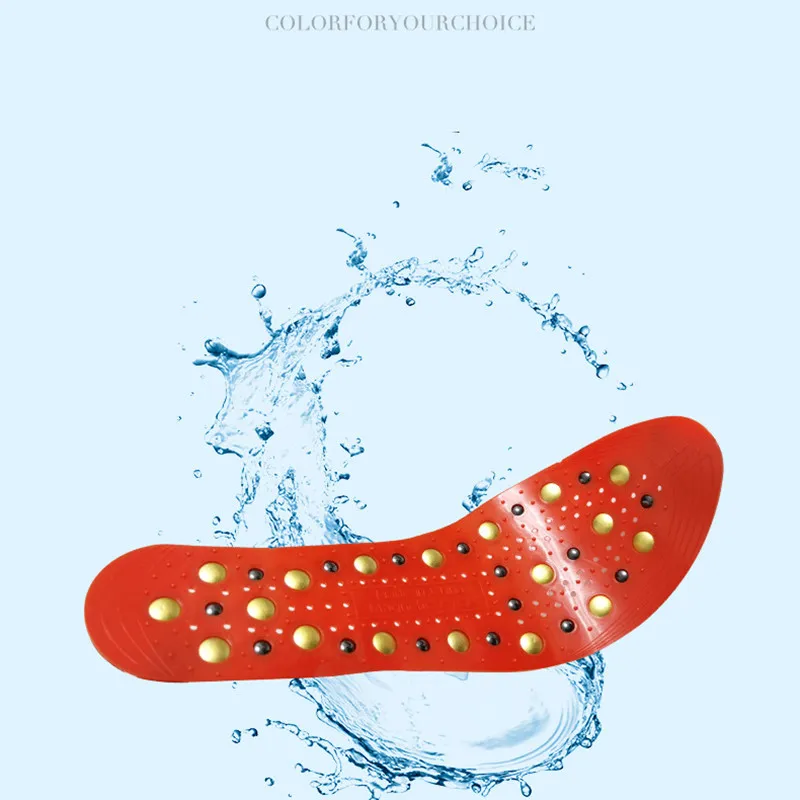 Weight Loss Insoles 70 Magnetic Massage Insole Foot Acupuncture Point Therapy Insole Cushion Body Detox Slimming Magnetic