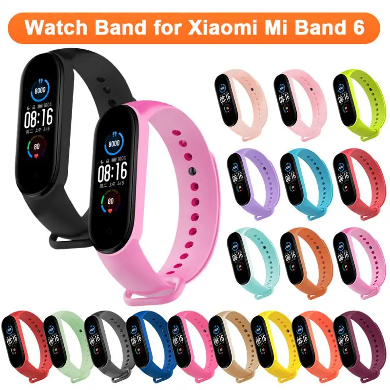 Cinturino Colorato Per Xiaomi Mi Band 6 Cinturino In Tpu Per Cinturino Di Ricambio Mi Band 6 Cinturino Wirstband Per Xiaomi Mi Band 6