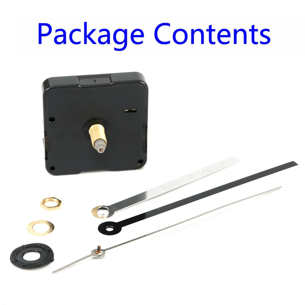 

Hand Mechanism Clock Movement Kits Black Mode Parts Repair Replacements Silent Quartz Wall Clock DIY Large Mechanism Durable 1pc