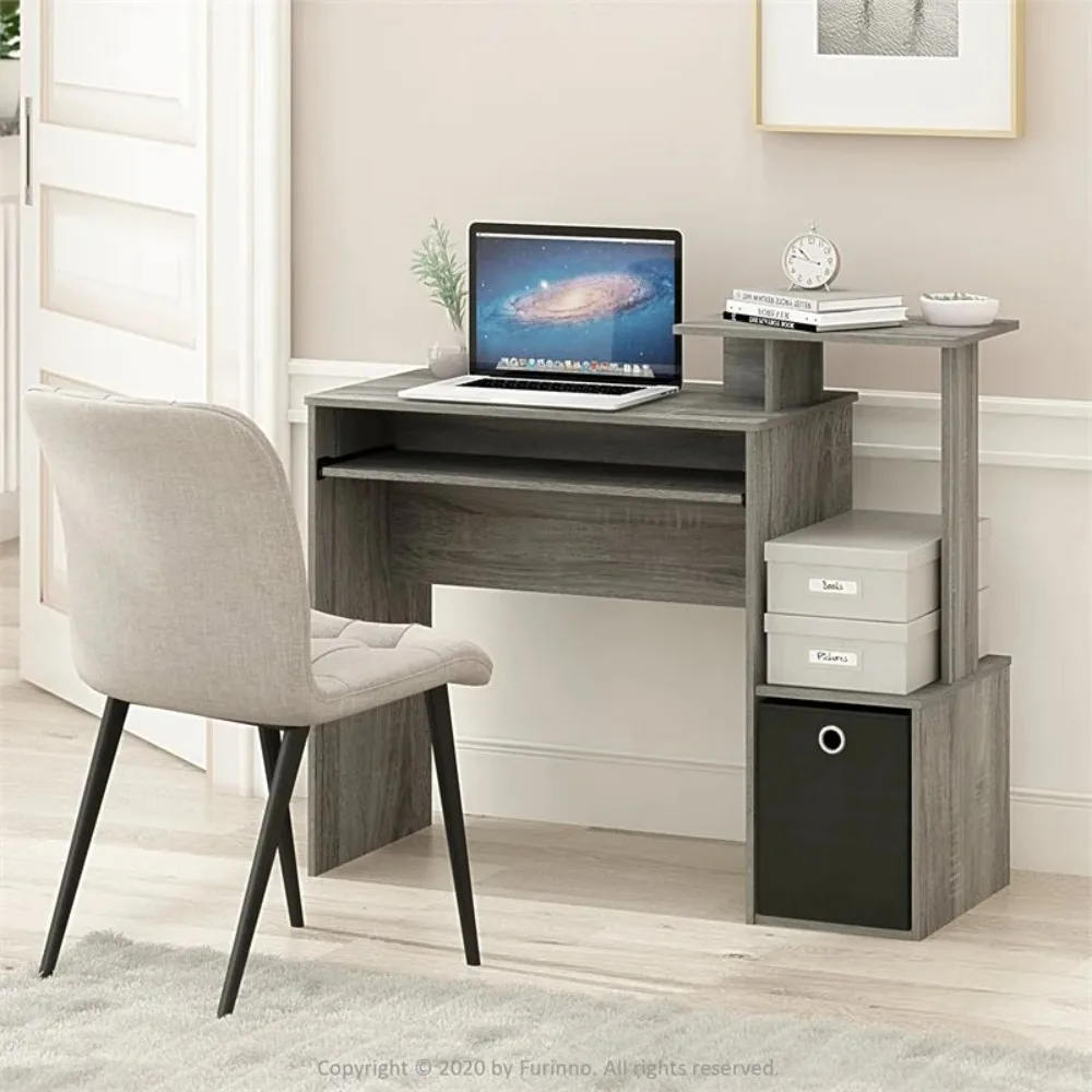 

Computer Offices Multipurpose Home Office Computer Writing Desk with Bin Gaming Table for Pc Desks Furniture Free Delivery