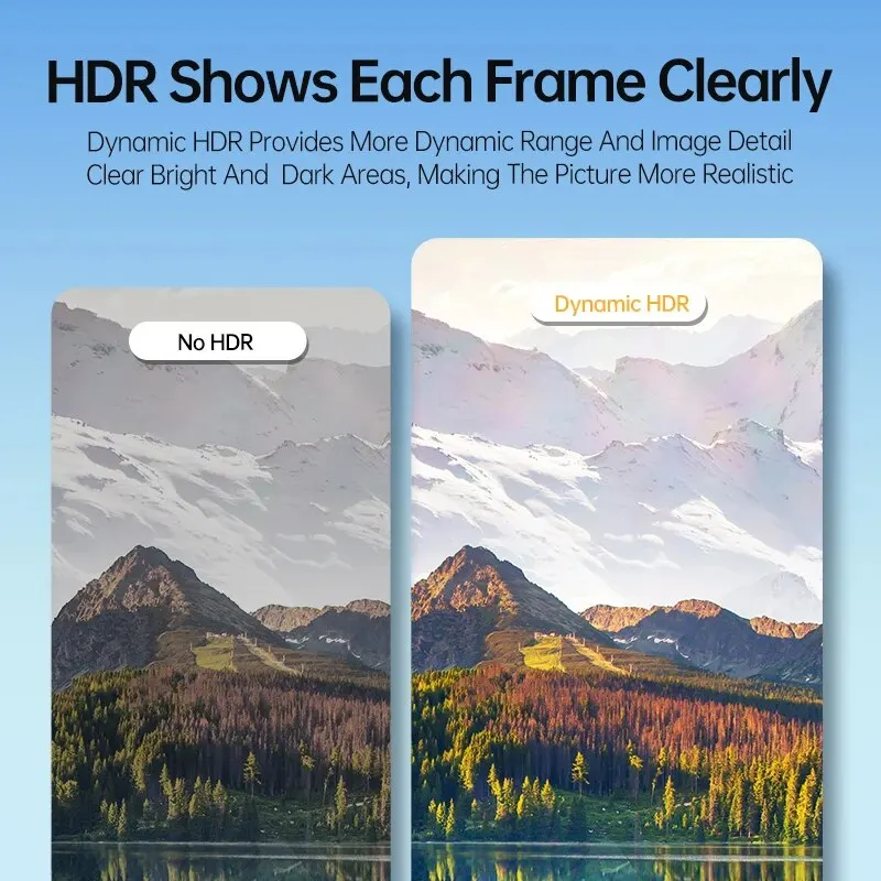 HDTV Ʈ  PS4 PS5  HDMI 2.1 ȣȯ ̺, Ʈ HD ڵ, 8K 60Hz, 4K 120Hz, 48Gbps EARC HDCP HDR