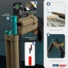 Double-barreled Toy Gun - Two Modes Realistic Soft Bullet Toy Guns Blaster with Sight,Educational Shooting Toy Shotgun,Christmas 6