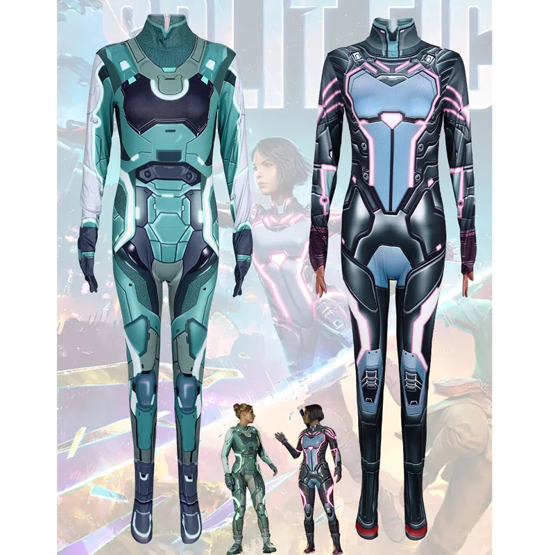 Halloween Women Split Fiction Mio 3D Printed Cosplay Jumpsuits Game Costumes Protagonists Party Zoe Outfits Bodysuits Uniforms