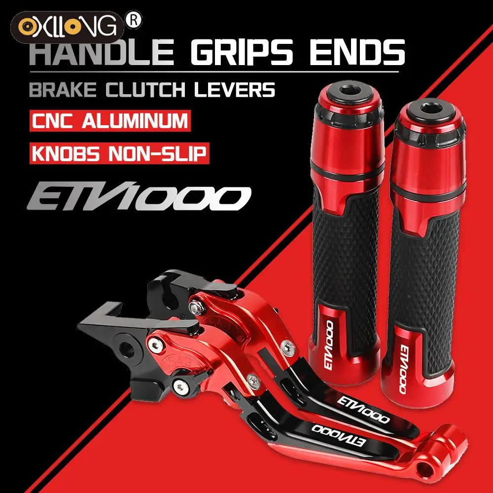 

Motorcycle CNC Brake Clutch Levers Handlebar knobs Handle Hand Grip Ends FOR APRILIA ETV1000 2002 2003 2004 2005 2006 2007