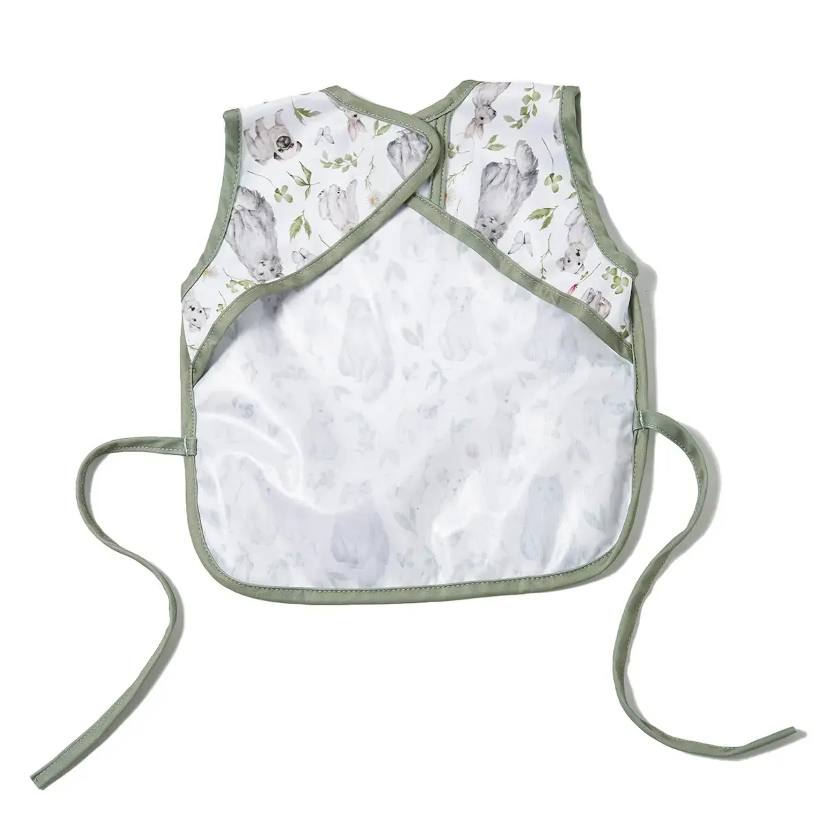 Feeding Bib Waterproof Bib With Cute Printing Sleeveless Art Smock Feeding Bib Apron For Kids Accessories 0-3 Years