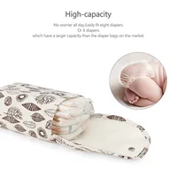 Sac à couches réutilisable imperméable pour bébé, sac de rangement humide/sec pour couches, pochette de transport pour couches, organisateur de couches pour bébé, empileurs de couches, paniers de rangement 5
