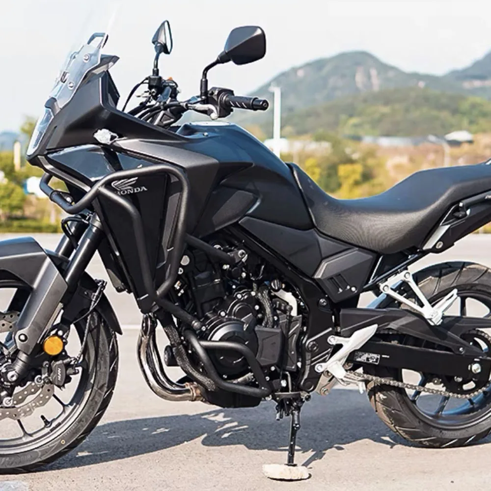 Steel Engine Crash Bars For Honda NX400/NX500 (2024) - Lower Frame Protector, Highway Bars, No Drilling Required