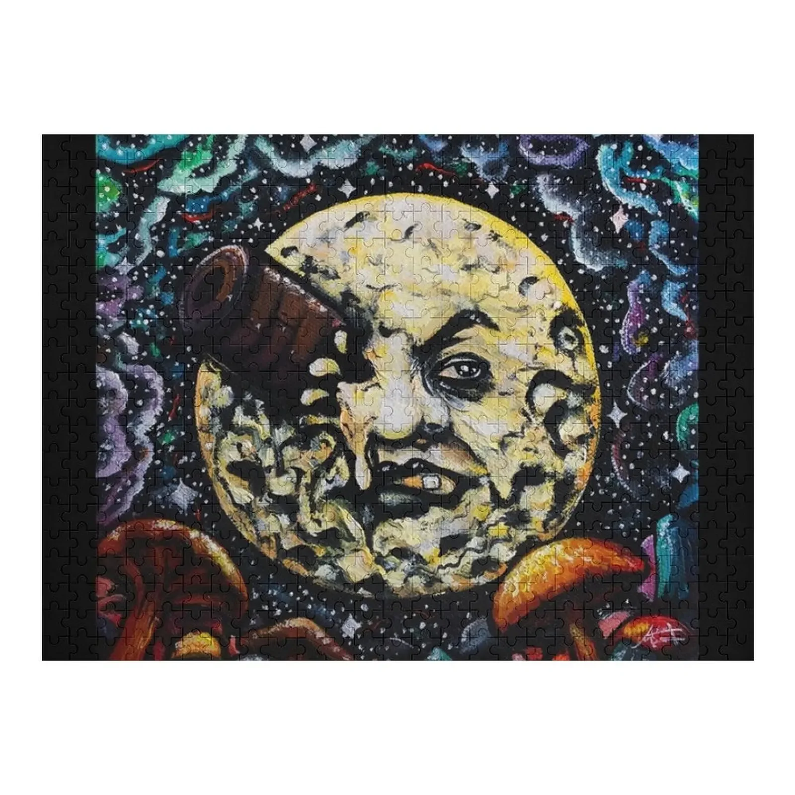 

Пазл «триппин» для Луны, деревянное название, деревянные персонализированные подарки для взрослых, деревянный подарок на заказ