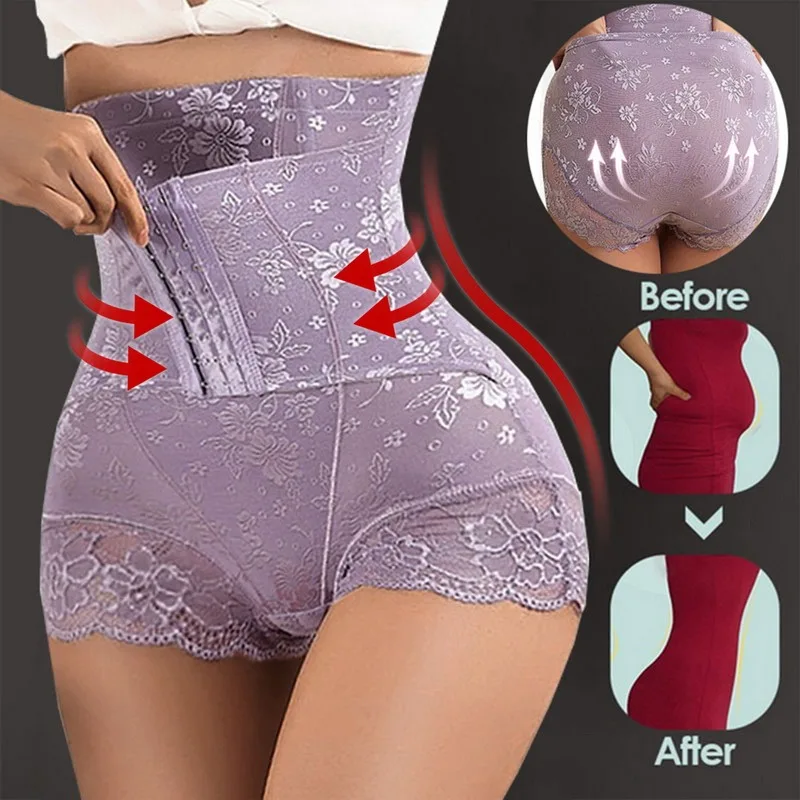 False Buttocks Lifter Women Ultra Amainsissant Flat Belly Sheath Seamless Postpartum Body Shapewear High Waist Slimming Panty strapless shapewear