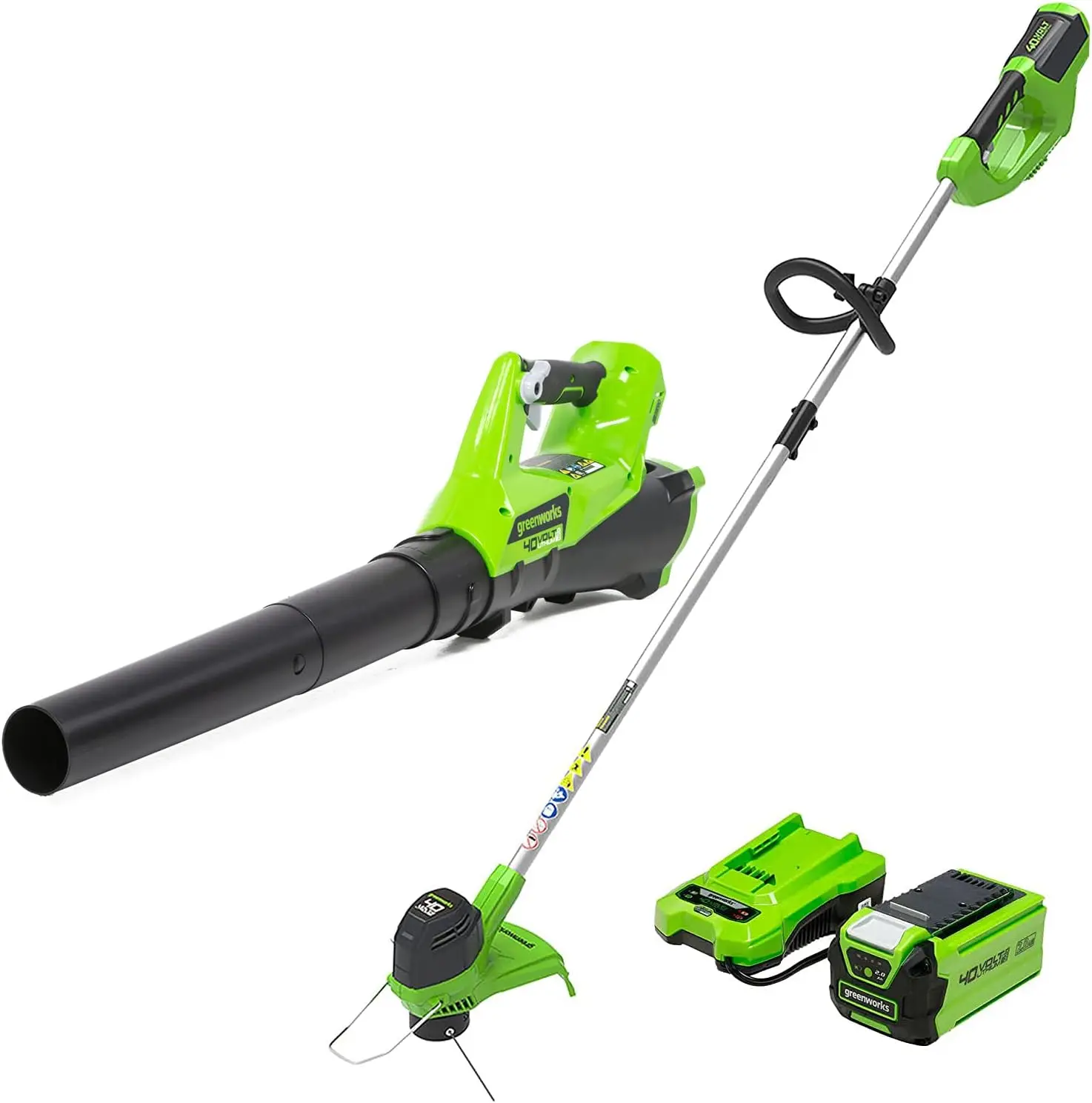 40V cordless yard tool kit image 1