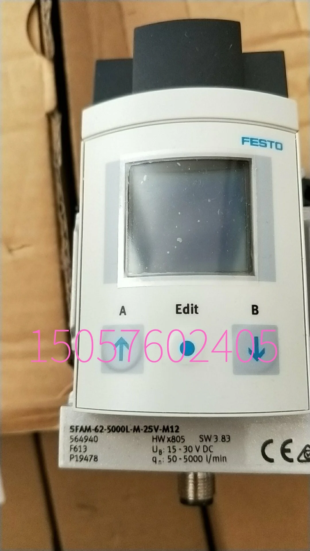 

Festo FESTO 564940 Flow Sensor SFAM-62-5000L-M-2SV-M12 In Stock