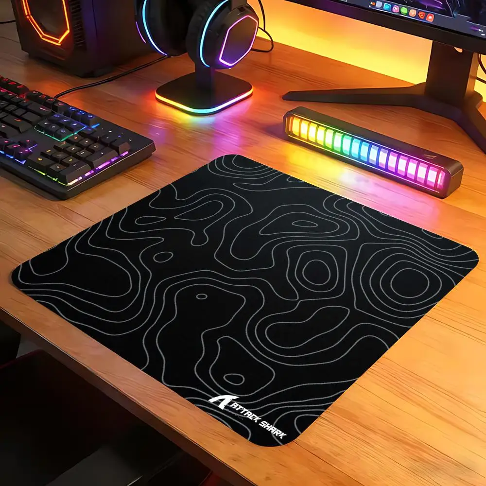 Attack Shark Non-Slip Gaming Mouse Pad - Durable & Easy to Clean Leather Surface