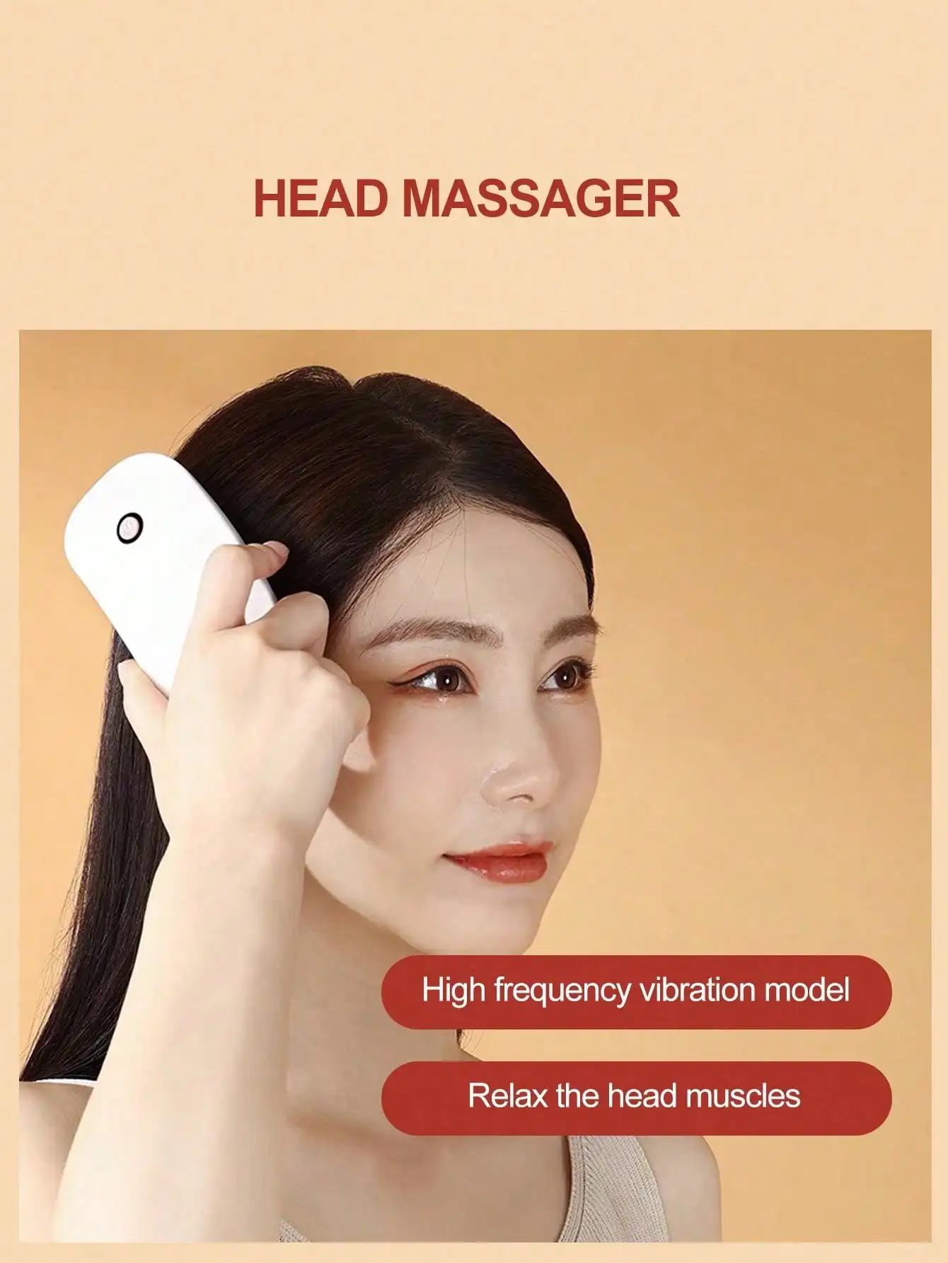 Electric Vibration Massage Comb for Head Pressure Relief