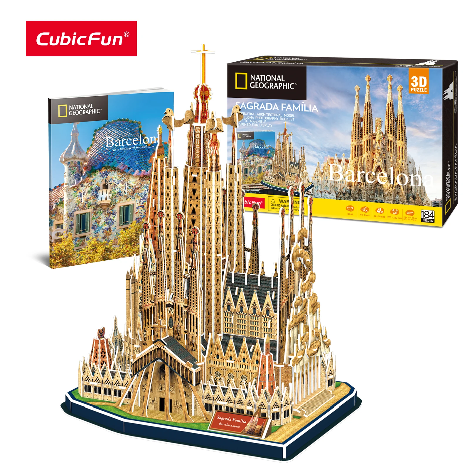 3D Пазлы CubicFun с национальным географическим расположением модель города