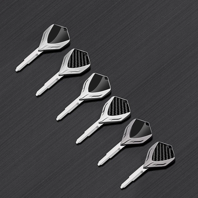 카와사키 KLR650 ZRX1100 ZRX1200 W400 W650 W750 W800 KLE400 KLE500 KLX650 용 미가공 오토바이 키 액세서리