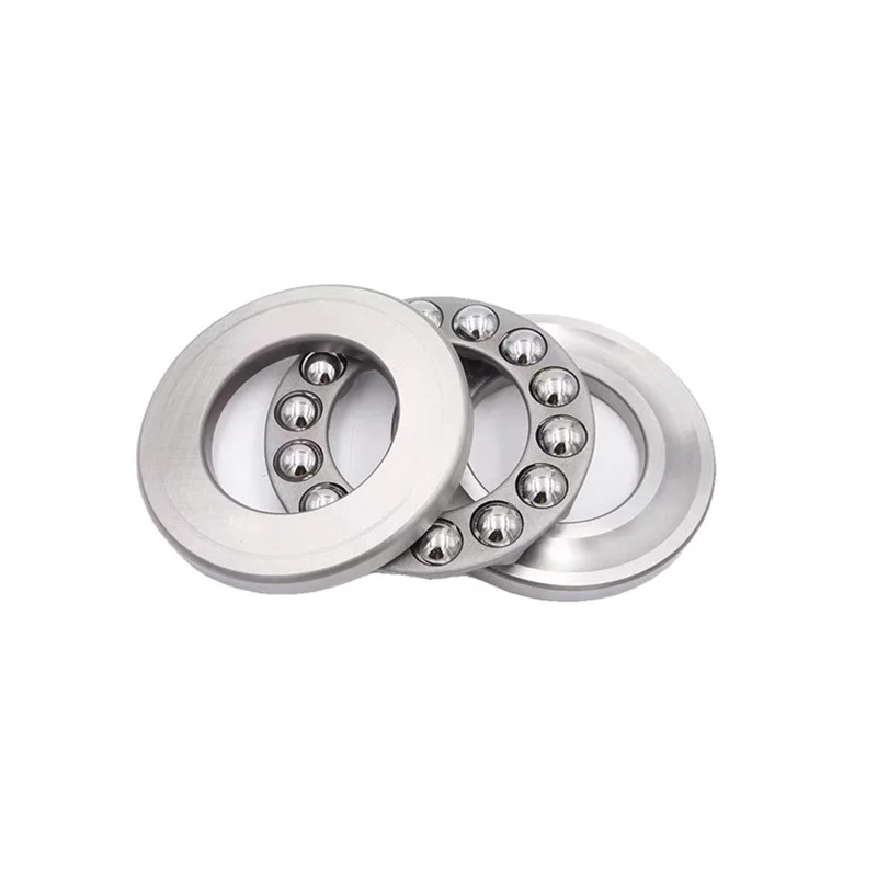 2pcs 평면 스러스트 볼 베어링 51200 10x24x9mm 51201mm 12x26x9mm 51202 15x28x9 51203mm 17x30x9mm + 2 와셔