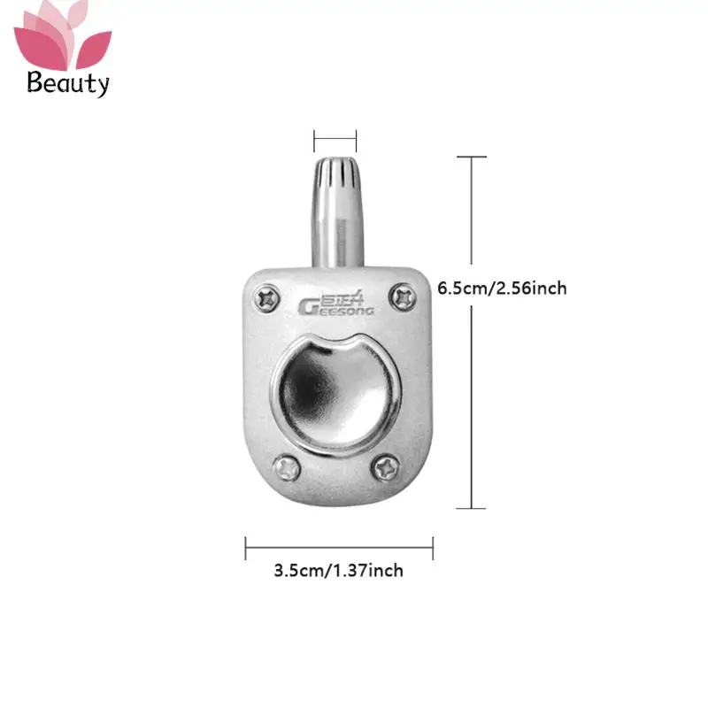 Nose Hair Ear Trimmer For Men Stainless Steel Manual Washable Detachable Portable Hair Remover Nose Vibrissa Razor Shaver