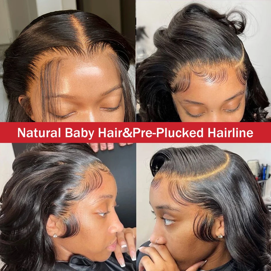 Body Wave Lace Front Wigs 13x4 13x6 Hd Transparent Lace Frontal Wig Glueless Lace Front Human Hair Wigs For Black Women T Remy
