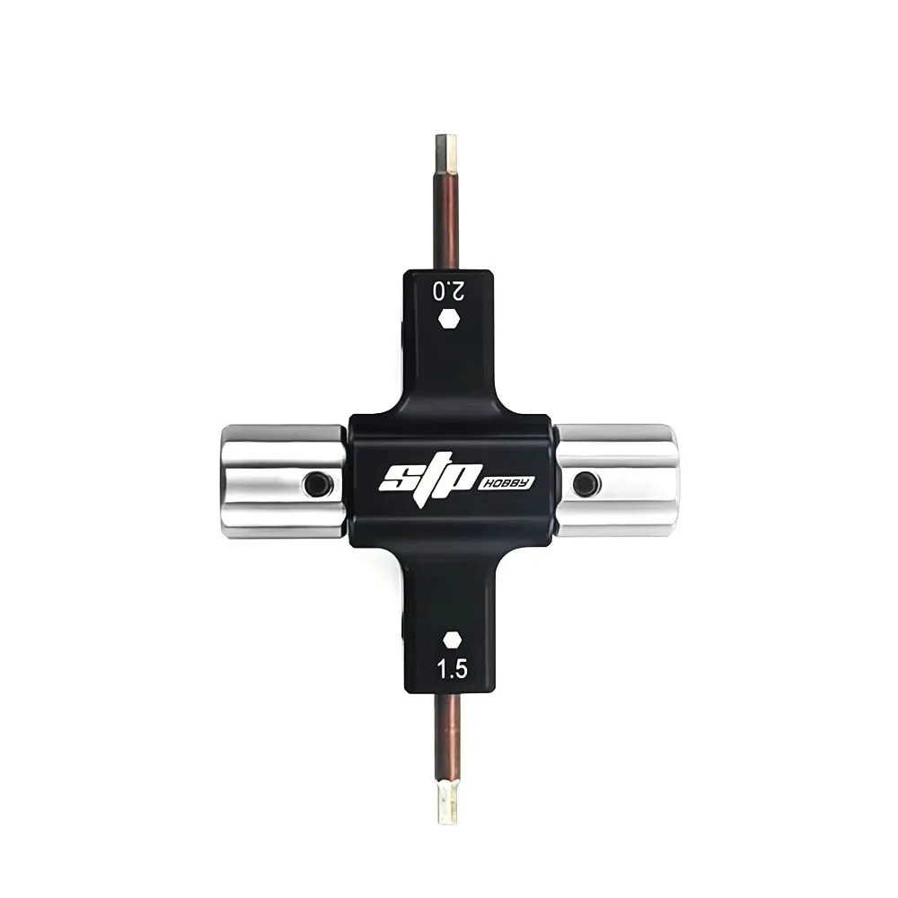 RUSHFPV STP 4in1 프로펠러 도구 1.5mm 2.0mm 2.5mm 스크루드라이버 8mm 슬리브 RC 모델 FPV 드론용 다기능 렌치