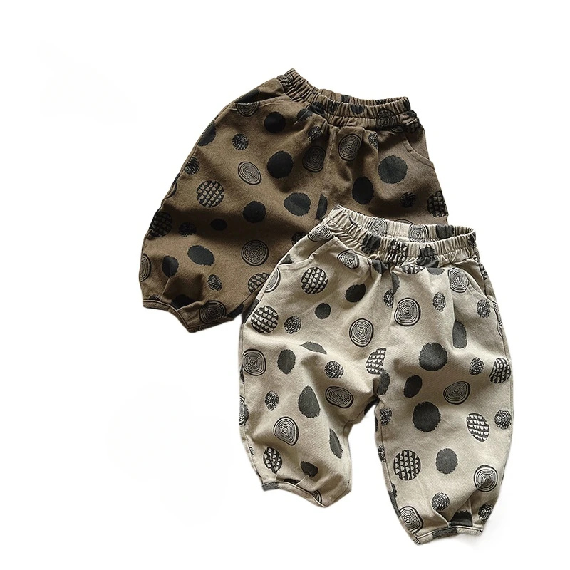 

Cotton Loose Korean Harem Pants Children's Clothing Autumn Boys Trousers Girls Bottoms Kid Toddler Clothes