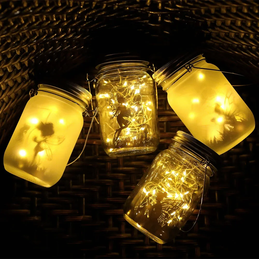 Relaxdays Lampada Solare per Esterni, Lanterna Ricaricabile, Catena di Luci, Acciaio, da Relaxdays Lampada Solare per Esterni, Lanterna Ricaricabile, Catena di Luci, Acciaio, da