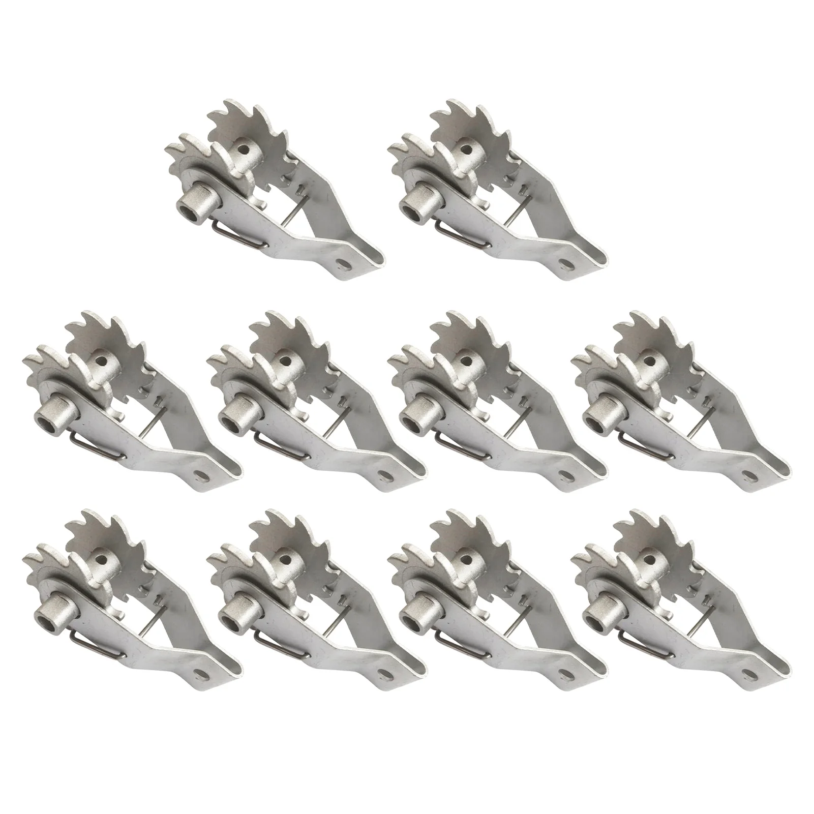 

10pcs Vineyard Ratchet Durable Wire Strainer Inline Heavy Duty Farm Tightener Fence Tensioner Garden Repair Aluminum Alloy