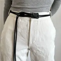 Ceinture à double corde à boucle à dégagement rapide, design luxueux, ceinture tressée polyvalente pour étudiants, jeans et pantalons. 5