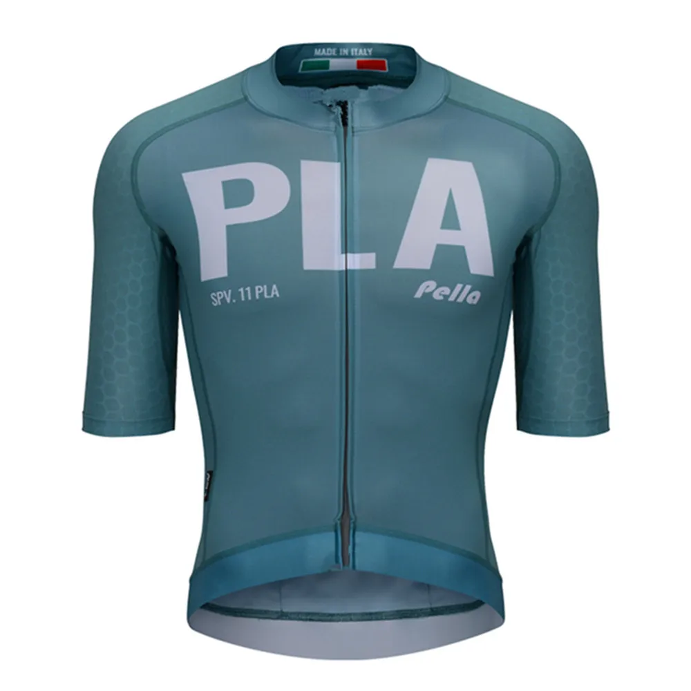 

LASER CUT Pella Top Shirts Men's Cycling Short Sleeve Road Race Team Camisa Masculina Bretelle Bicycle Ropa Ciclismo Hombre