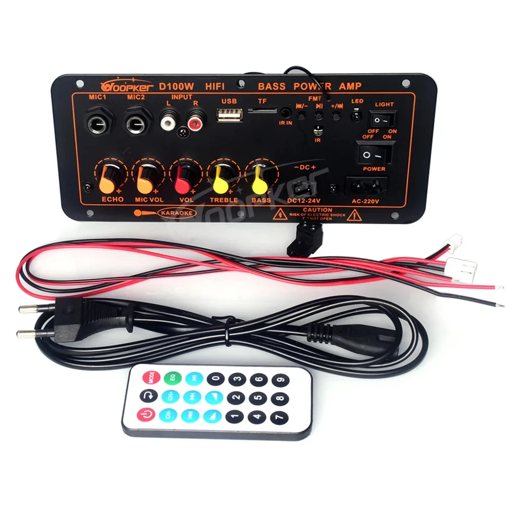 100W HiFi Bluetooth Amplifier Board D1000/D900/D100W/D20/D10 Bluetooth 5.0 Dual
