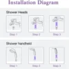 Filter For Shower Scented Shower Head Water Softener Improve Hair Skin Removal Shower Purifier Bathroom Accessories 5