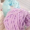 100g/45M Ice Strip Yarn Coarse Wool Chenille Velvet Chunky Yarn for Sweaters Hand-woven Diy Softknitted Scarf Wool Threads 3