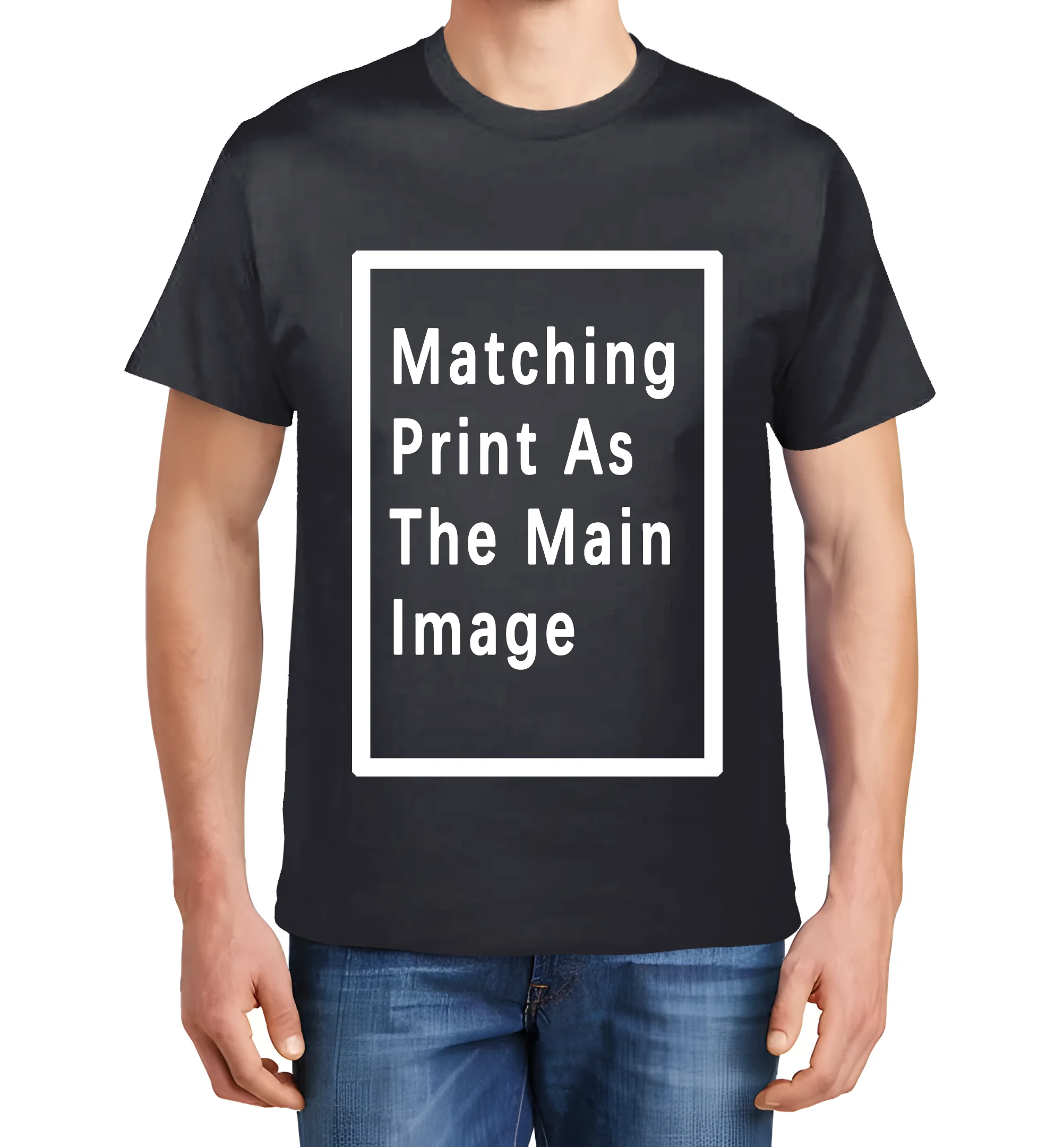 thumbnail image 1 of Paquete de 1, 3 y 5 camisetas para hombre, 100 % algodón, lisas, cortas, camisetas, camisetas al por mayor, 1 of 4