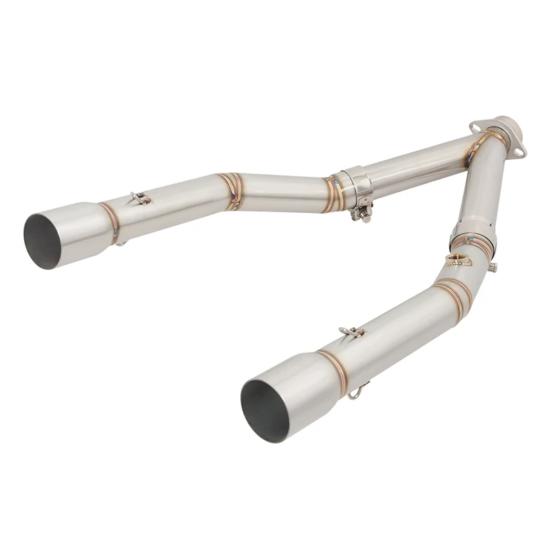 For BMW G310 G310R Motorcycle Exhaust Slip on Motorcross Mid Pipe Stainless Steel Modified Exhaust Full Systems Connect Tube - Image 5