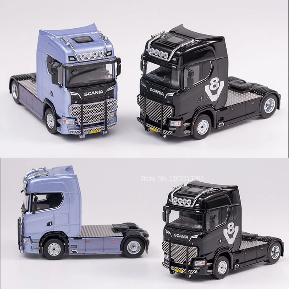 

GCD 1/64 Scania S730 Heavy-duty Truck Trailer Head Simulation Static Diecasts Car Engineering Vehicle Model Collect Ornaments