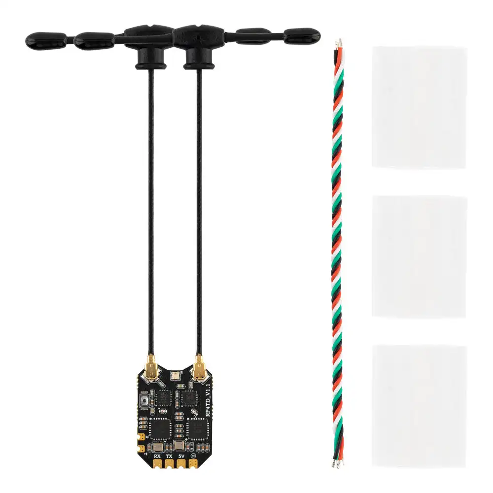 Radiomaster RP4TD ExpressLRS 2.4Ghz Nano Receiver Dual Channel TCXO Built in WIFI thumbnail 3