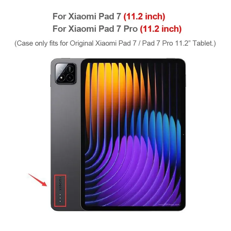 Étui avec pavé tactile et support de 11,2 pouces pour Xiaomi Pad 7 Pro, coque clavier Funda_voghion.com
