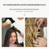 Small Round Hair Brush Wooden Handle Mini Round Hair Styling Brush for Short Hair Blow Drying 2