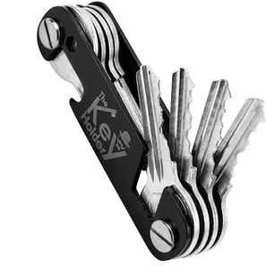Мужской модный брелок-держатель для автомобильных ключей, кошелек, органайзер для умных ключей, многофункциональный портативный держатель для автомобильных ключей, сумка для ключей