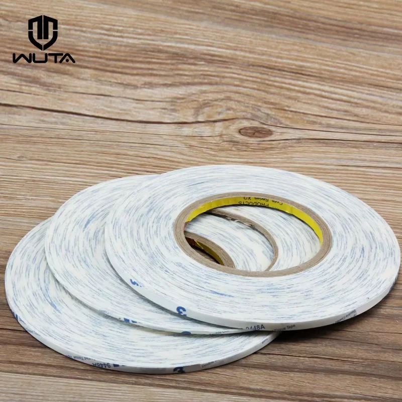Leather Repair Tape 50meter 2/4/5mm Double-sided Tape Ultra-thin Strong Sticky Glue Tape DIY Leather Craft Tools Model Number 3M9448WUTA