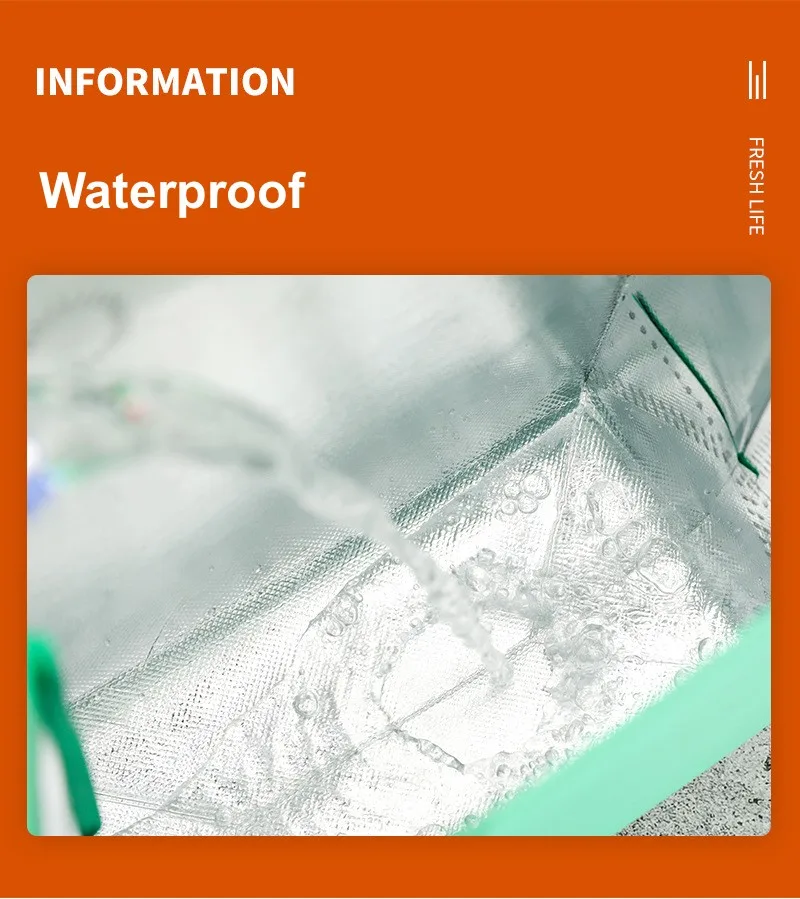 10pcs Non-Woven Insulated Tote Bags – Portable Reusable Fabric Pouches for Food, Cake, ... - SKU NITB01742 - UGI Packaging