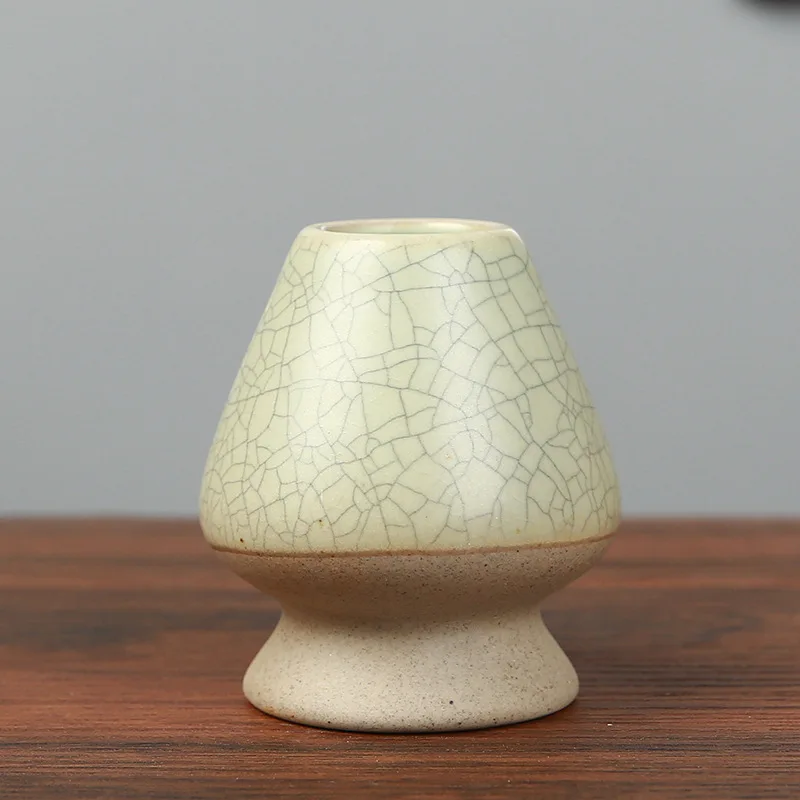 Japanese Ceramic Matcha Green Tea Chasen Holder Stand Bowl Bamboo Whisk Grinder Brushes Tea Tools Holder Tea Accessories Teaware Kitchen