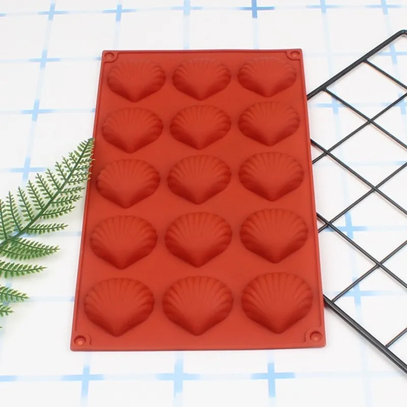 

Food Grade Madeleine Cake Mold Shell Shaped Silicone Cookie Biscuit Molds DIY Ice Cube Tray Baking Pan Kitchen Accessories