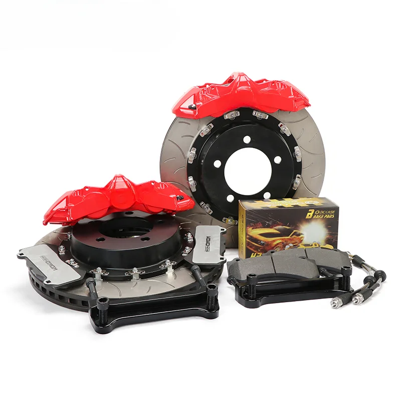6 Pot Caliper Brake Auto Racing Car Modified Big Brake Kit Disk Rotors For Bmw 3 Series
