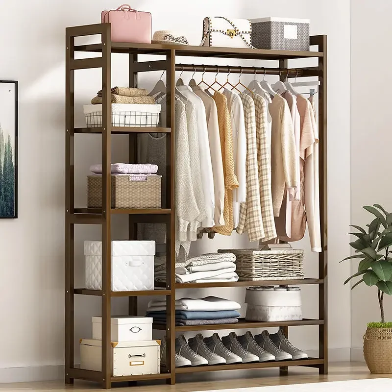 Perchero para colgar ropa, colgador para suelo, almacenamiento