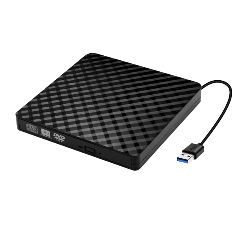 

1 Piece USB3.0 External DVD CD Writer Optical Drive Reader Player Optical Drives Portable Burner For Laptop Desktop